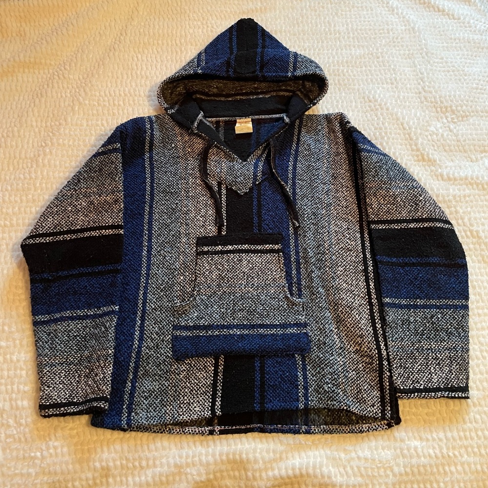 Traditional Mexican Hoodie | Kids Poncho Style Hoodie | Traditional Hoodie NWOT